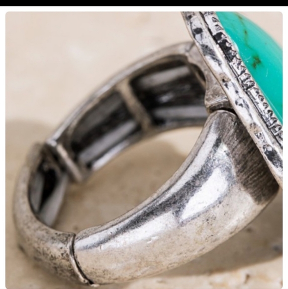 New western Navaho adjustable ring - Picture 3 of 9